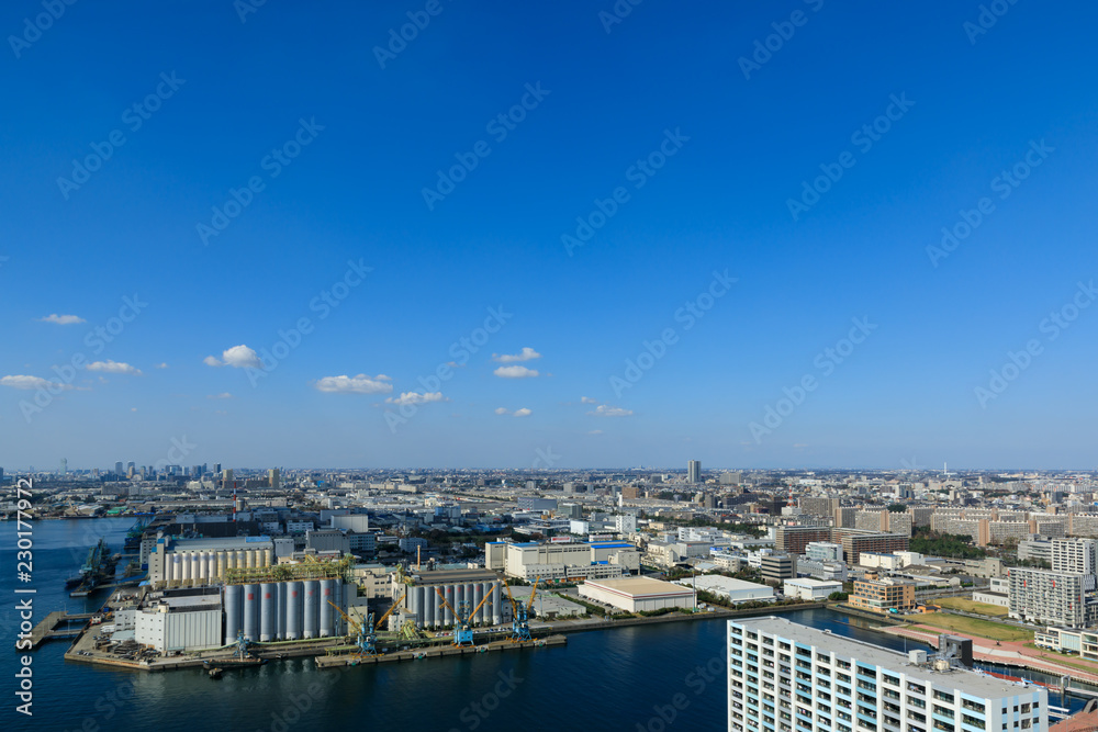 (千葉県ｰ湾岸風景)ポートタワーから望む東京湾の風景５