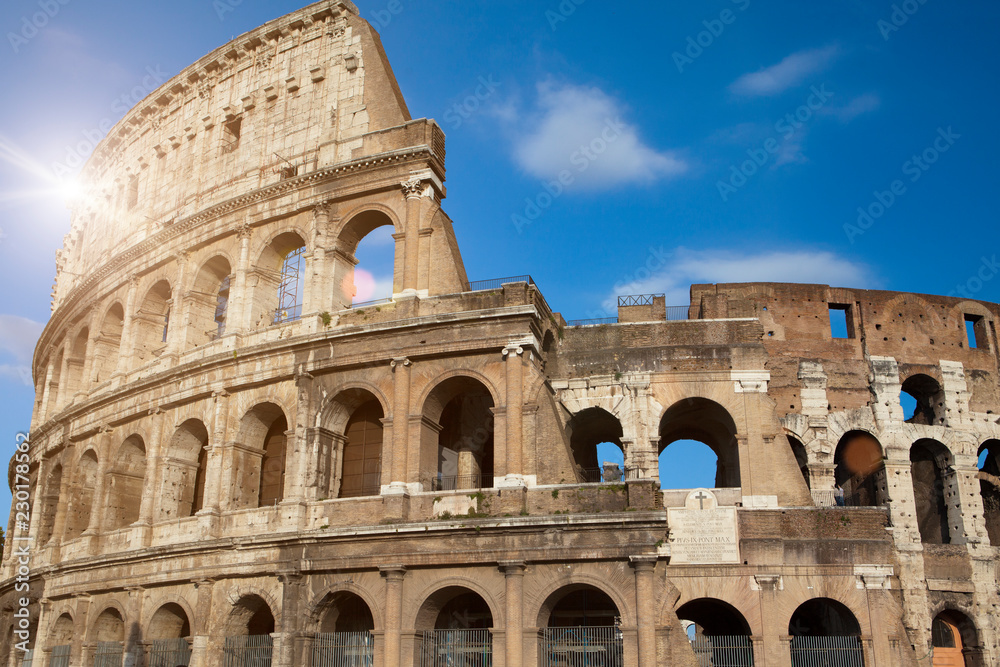 ancient Colosseum. Rome. Italy
