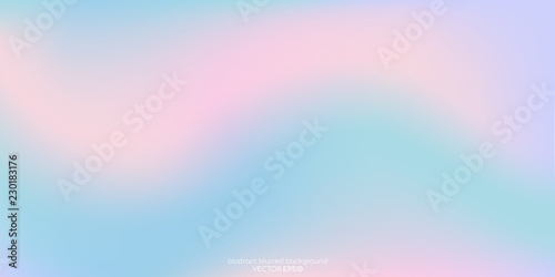 Vector abstract colorful background blurred gradient pastel color palette