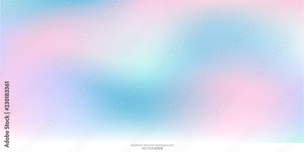 Vettoriale Stock Vector abstract colorful background blurred gradient  pastel color palette | Adobe Stock
