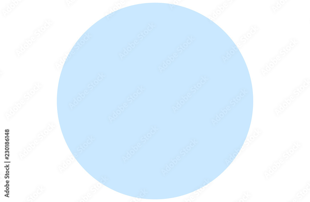 Simple vector of a blue round background.