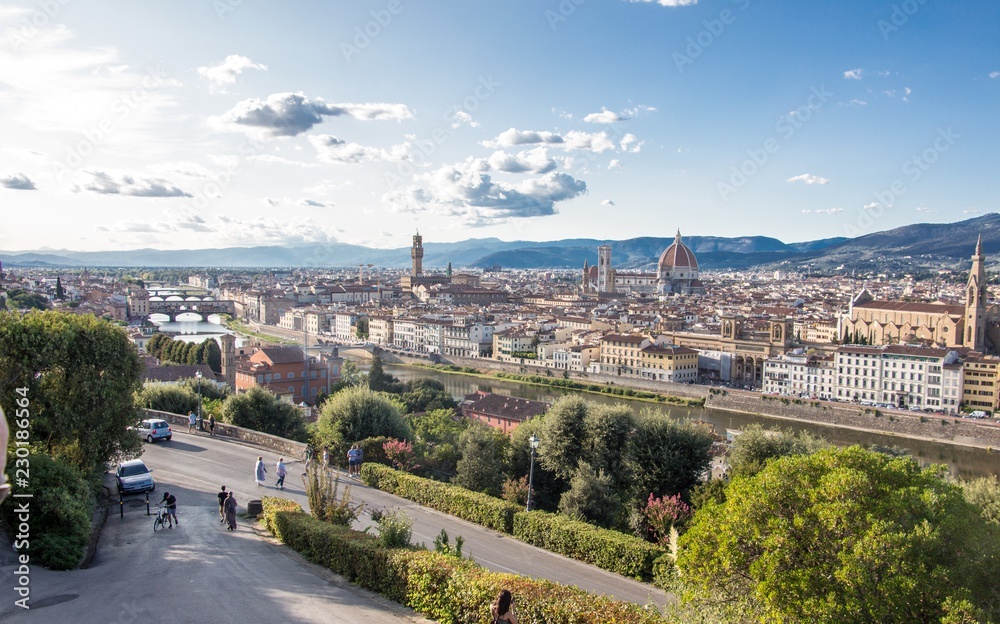 Florenz Stadt Panorama Aussicht