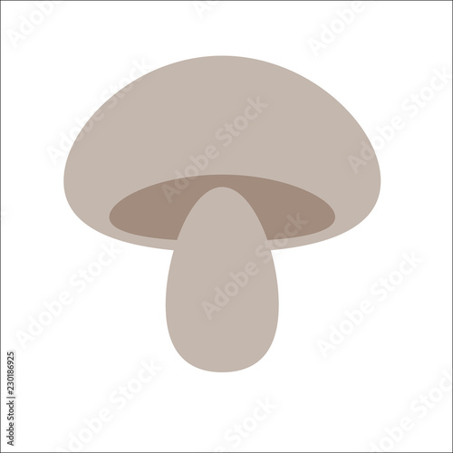 Simple vector of a mushroom