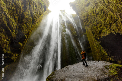 gljufrabui waterfall in Iceland