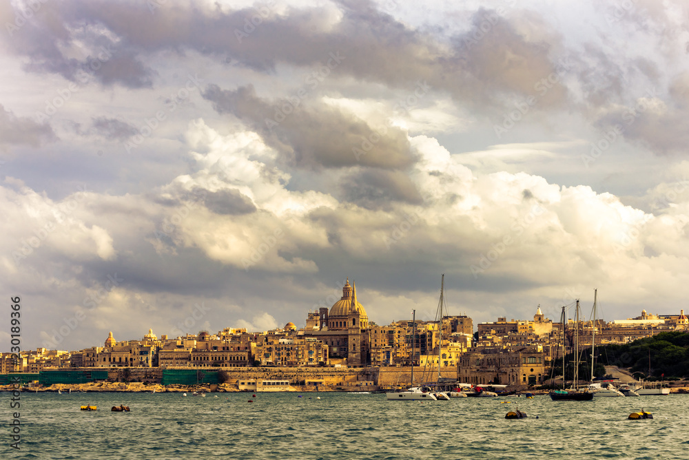 Panorama Valletta Skyline Malta