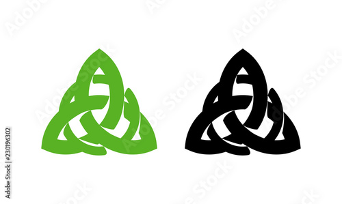 Triquetra wiccan pagan symb...