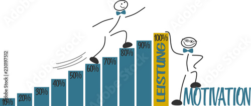 Strichmännchen - Motivation / Leistung