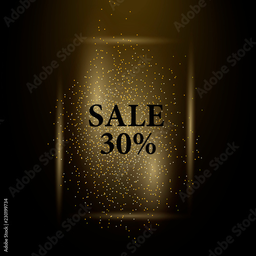 Wallpaper Mural Frame label gold sale holiday vector poster Torontodigital.ca
