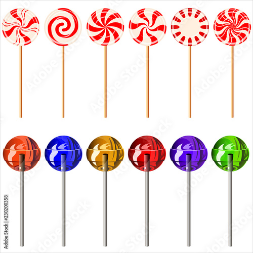 set of lollipops