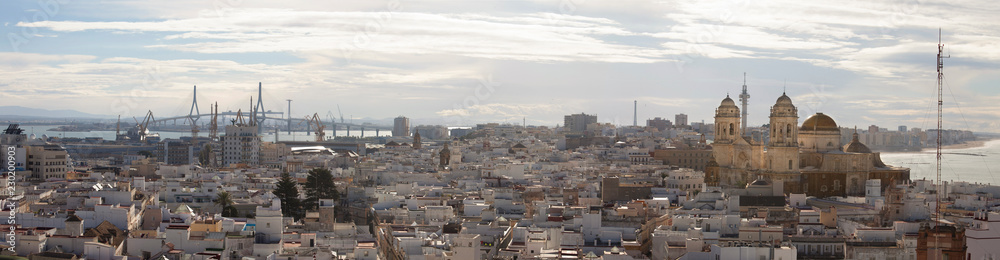Cádiz panoramic view