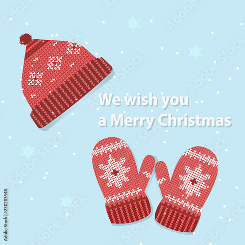 santa mittens