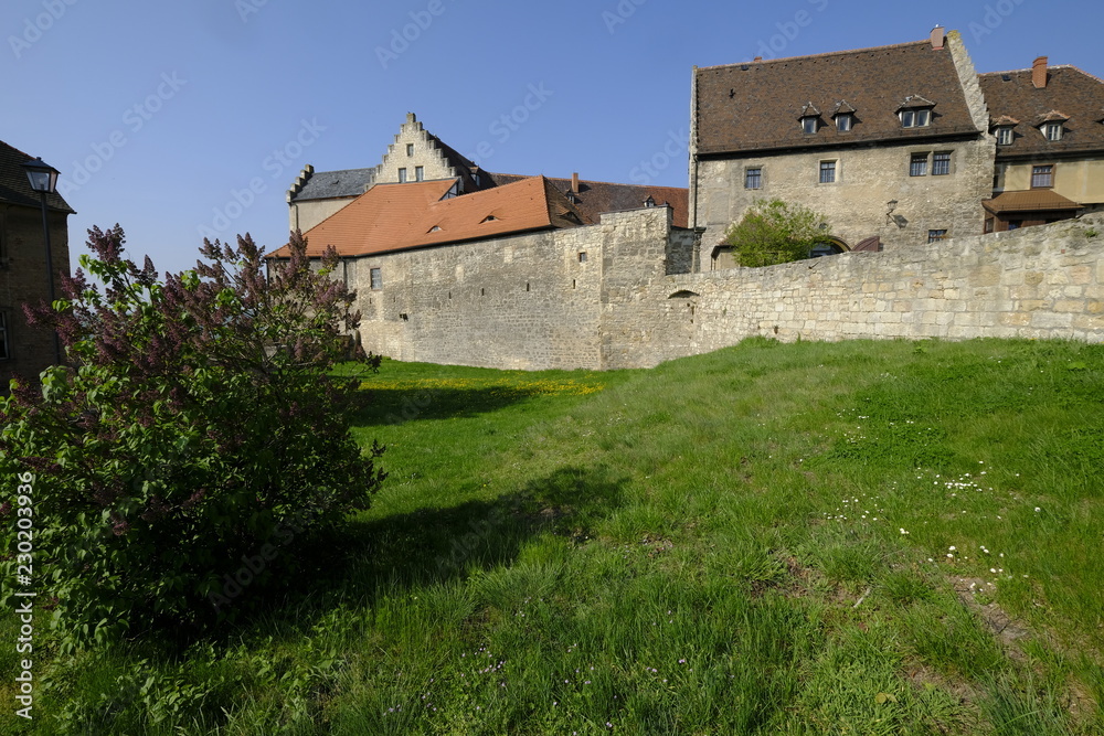 Schloss Neuenburg bei Freyburg, Burgenlandkreis, Sachsen-Anhalt, Deutschland.....