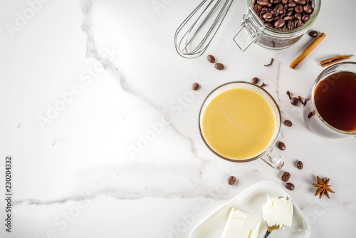 Bulletproof coffee with butter