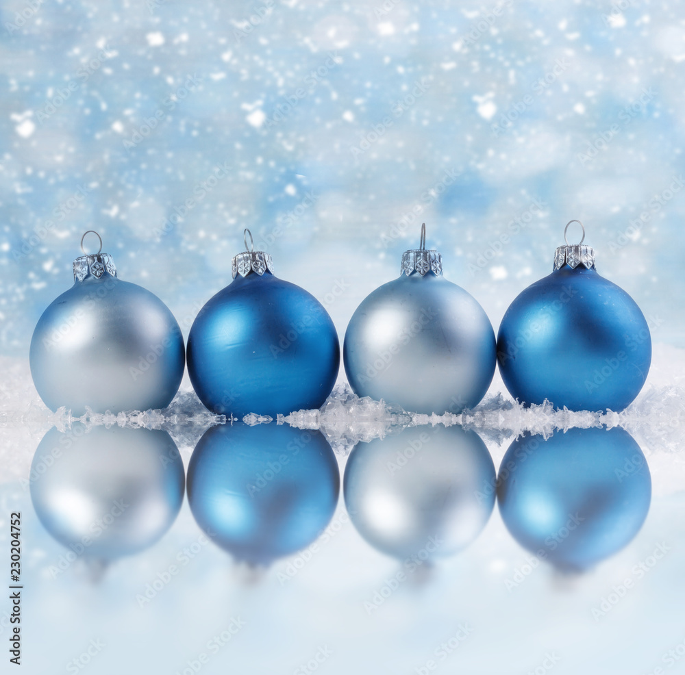 Christmas background with xmas balls and reflection. Christmas background with xmas balls and reflection.