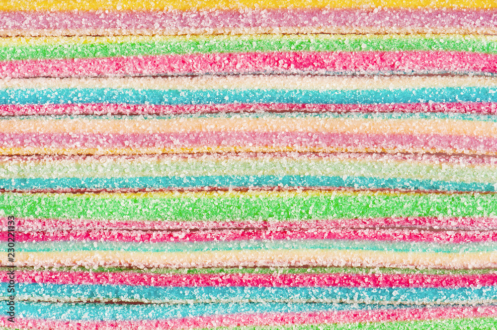 Background of multicolor candy stripes