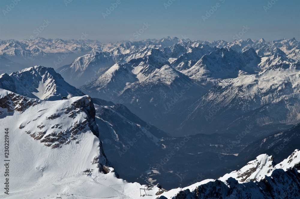 Obraz premium Zugspitz Area