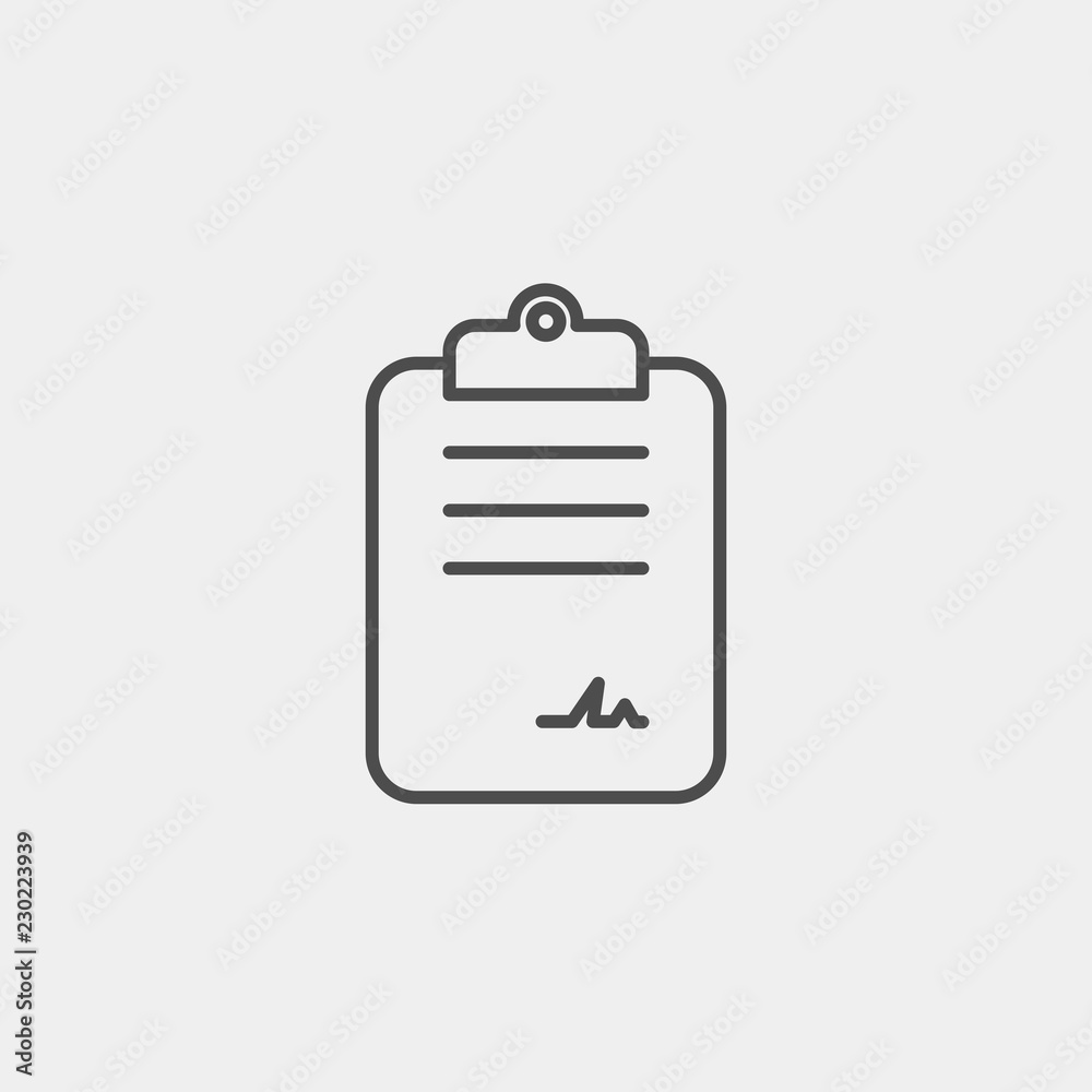 Contract flat vector icon Contract flat vector icon