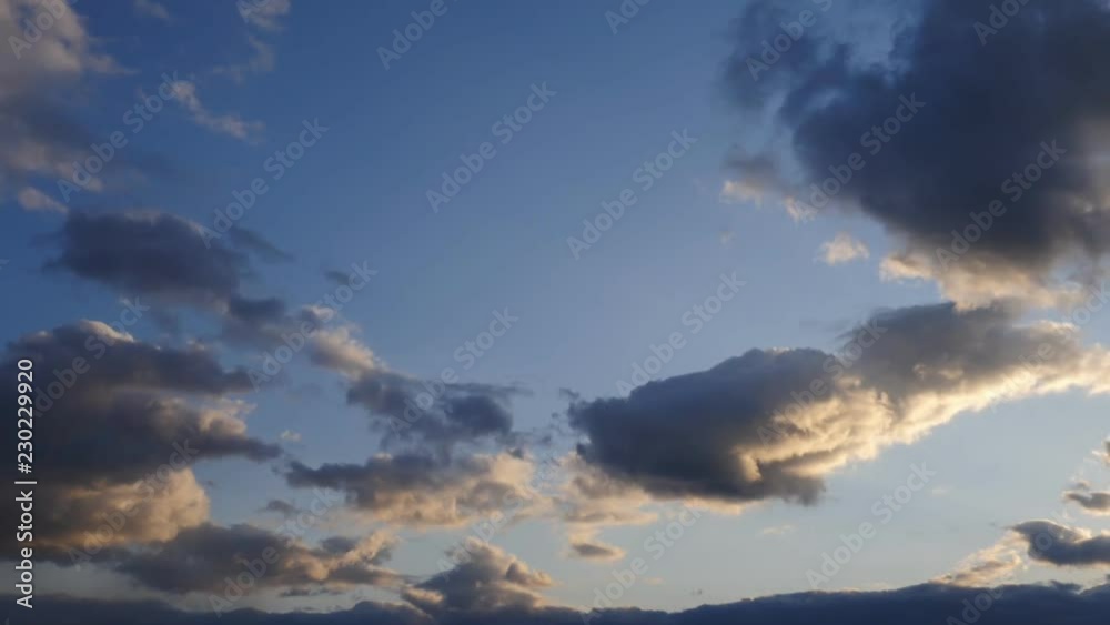Moving clouds on sky. Nature background. Moving clouds on sky. Nature background.