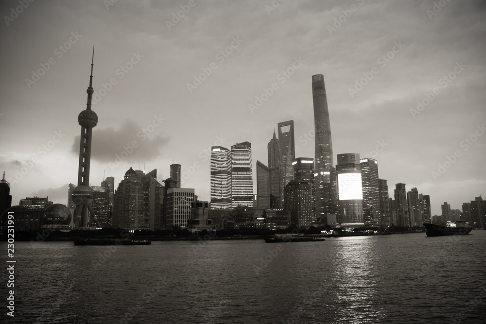 Shanghai, China (Black&White)