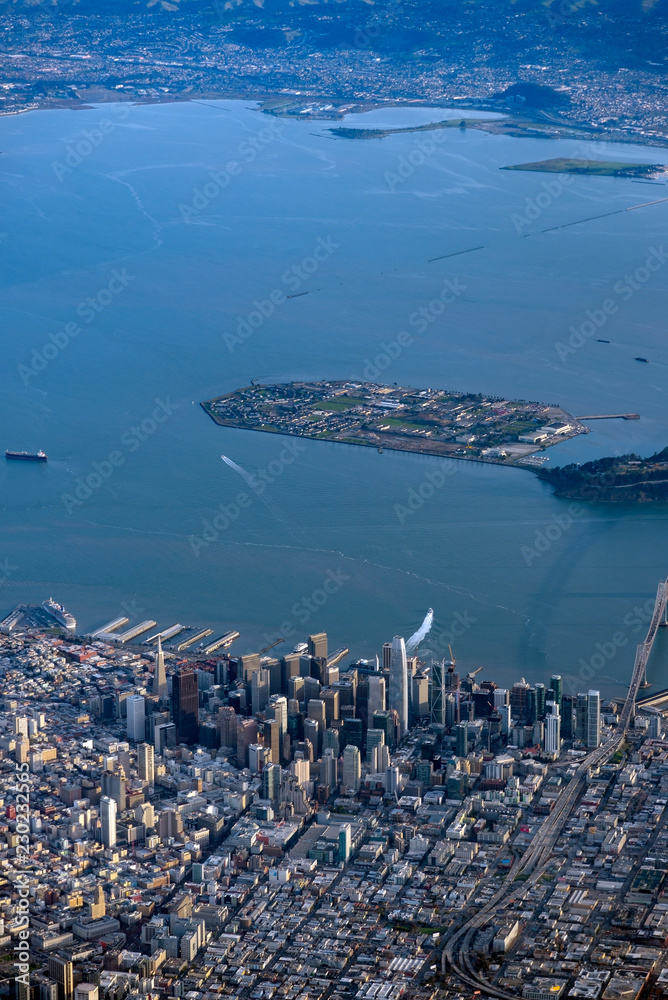 Aerial photography of San Francisco