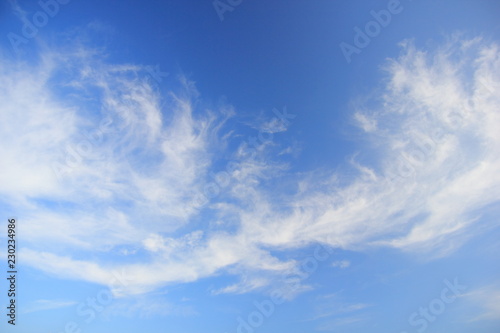 Fototapeta Naklejka Na Ścianę i Meble -  Cirrus cloud and blue sky for background.