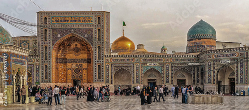 Around the Shrine complex. Haram e Razavi. Mashhad. Iran. photo