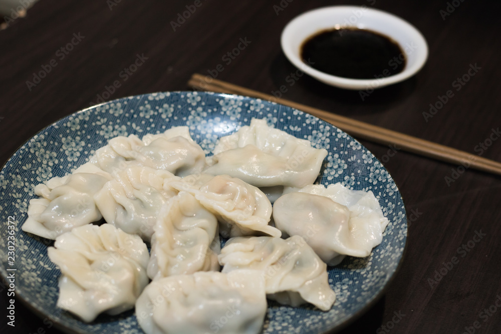 Home-made recipe for dumplings.