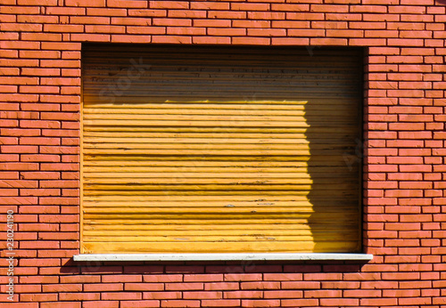 Shutter, Wall, Brick, Window, Condominium, Architecture photo