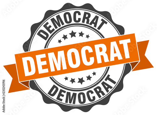democrat stamp. sign. seal