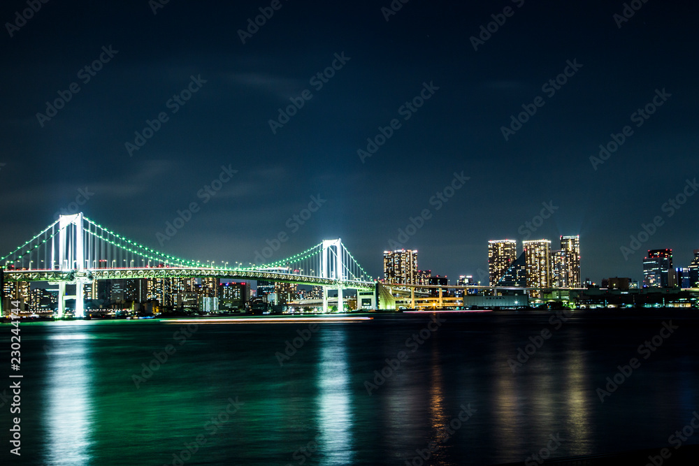 東京レインボーブリッジ夜景