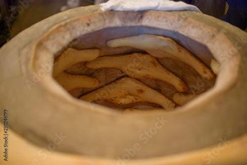 khachapuri baked in the tandoor