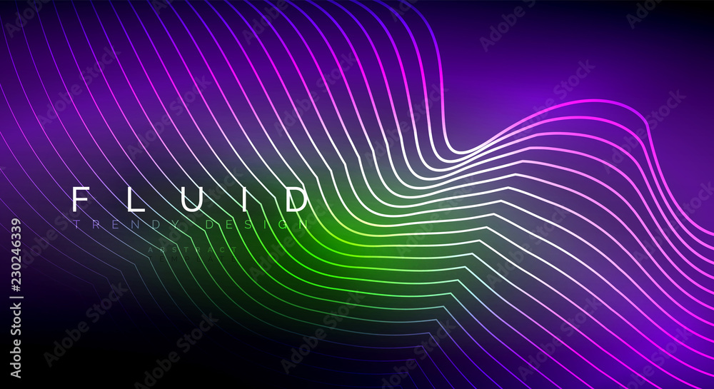 Digital flowing wave particles abstract background Digital flowing wave particles abstract background