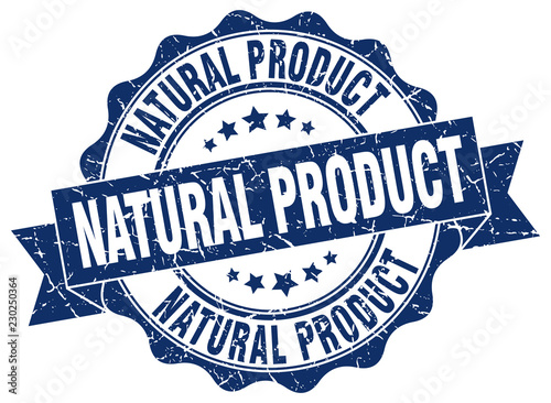 natural product stamp. sign. seal