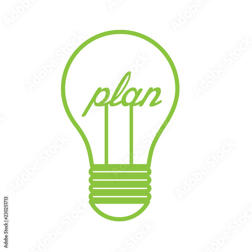 Creative idea concept with abstract bulb