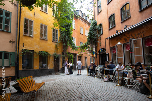 Canvas Print Old Stockholm