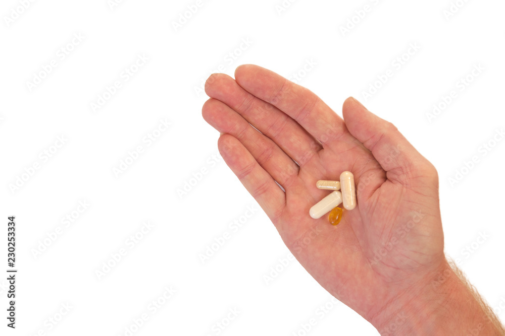 Taking smart drugs - vitamins, magnesium, coenzyme, creatine on one hand Taking smart drugs - vitamins, magnesium, coenzyme, creatine on one hand
