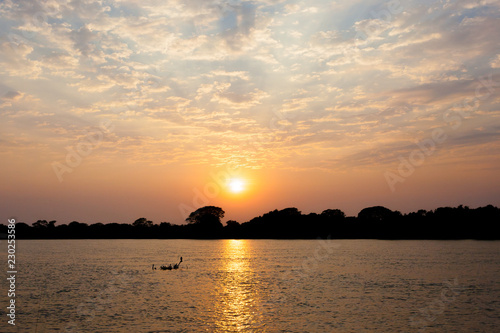 Sundown from Pantanal, Brazil