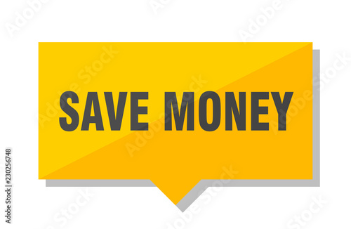 save money price tag