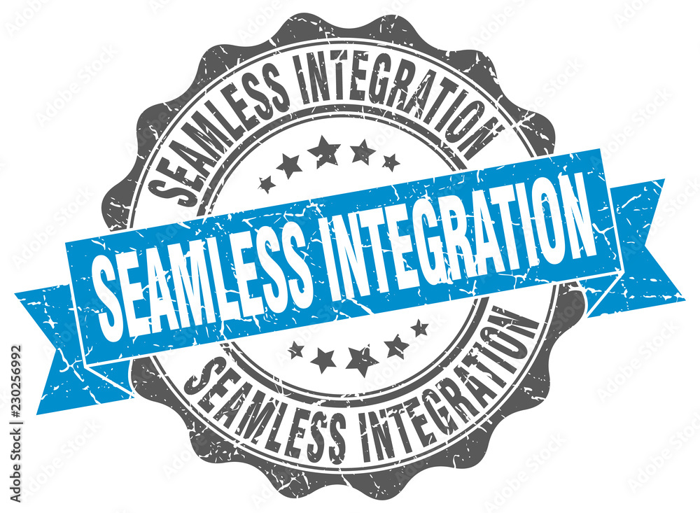 Fototapeta premium seamless integration stamp. sign. seal