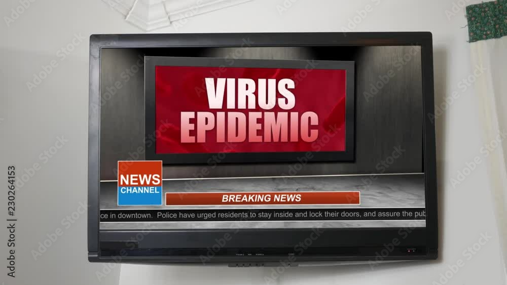 News Broadcast Title Series - Virus Epidemic Graphic ALT