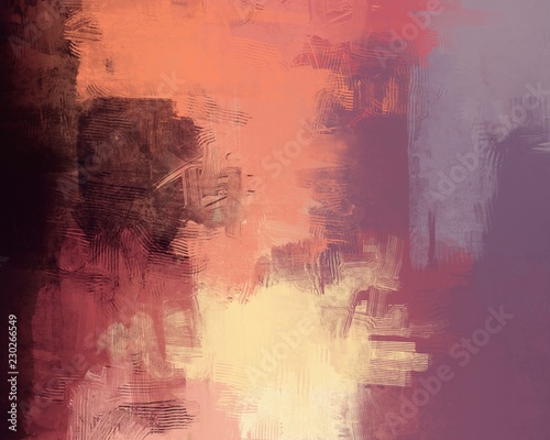 Abstract moder canvas painting.