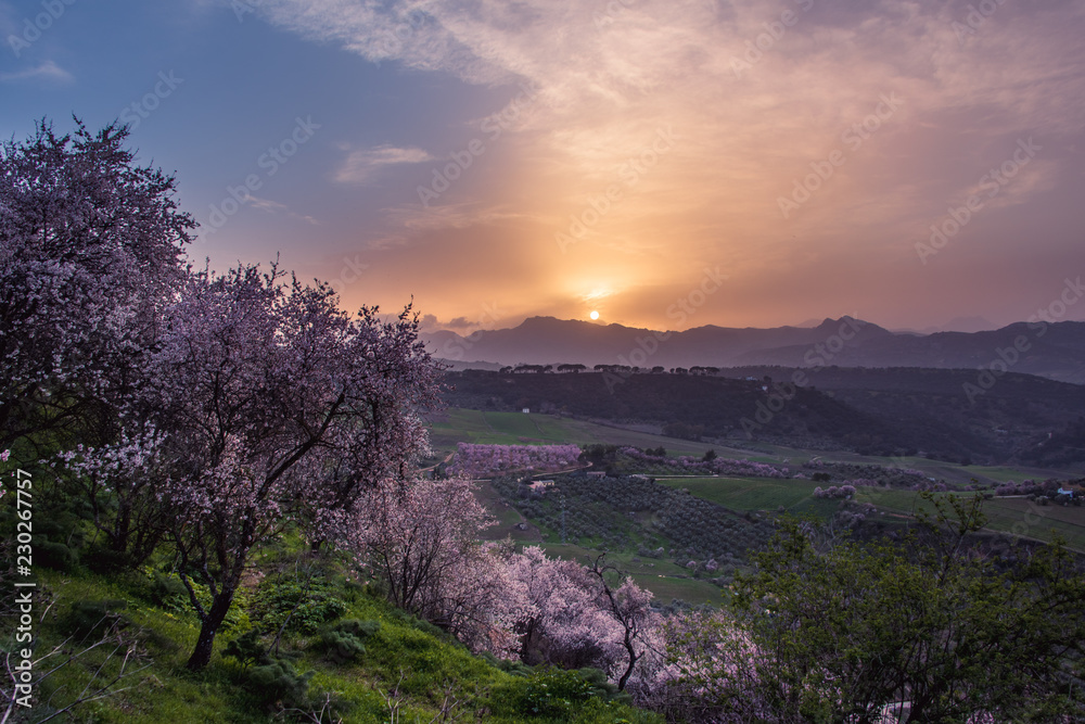 Sunset in Ronda