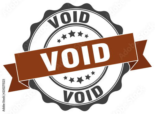 void stamp. sign. seal