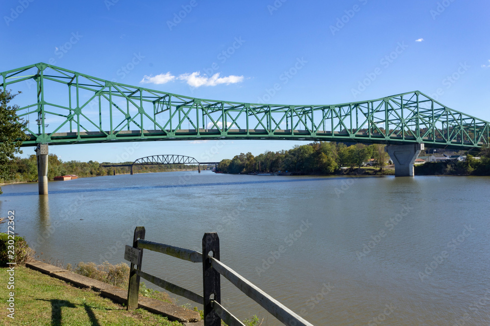 Bridge over the Kanawha River, Point Pleasant, West Virginia