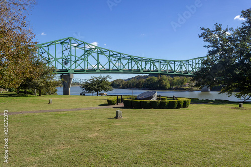 Bridge over the Kanawha River, Point Pleasant, West Virginia photo