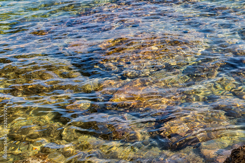 Rocky Coast. Adriatic Sea