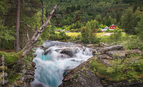 Nordic waterfall