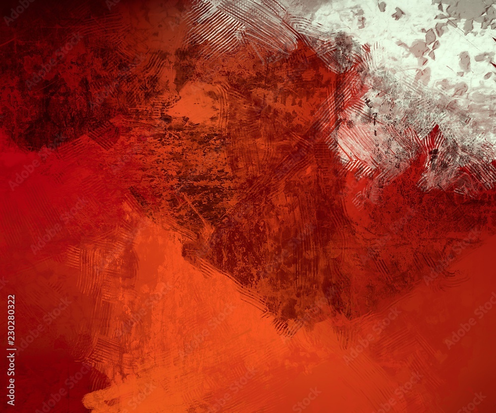 Obraz premium Multi color wall painting. Hand made.