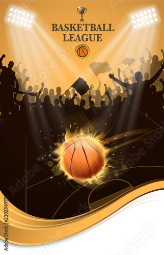 burning basketball fire