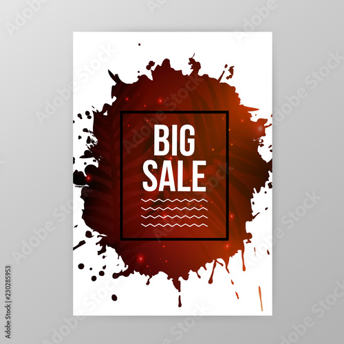 Sale website banner. Sale tag. Sale promotional material vector illustration. Design for social media banner, poster, email, newsletter, ad, leaflet, placard, brochure, flyer, web sticker